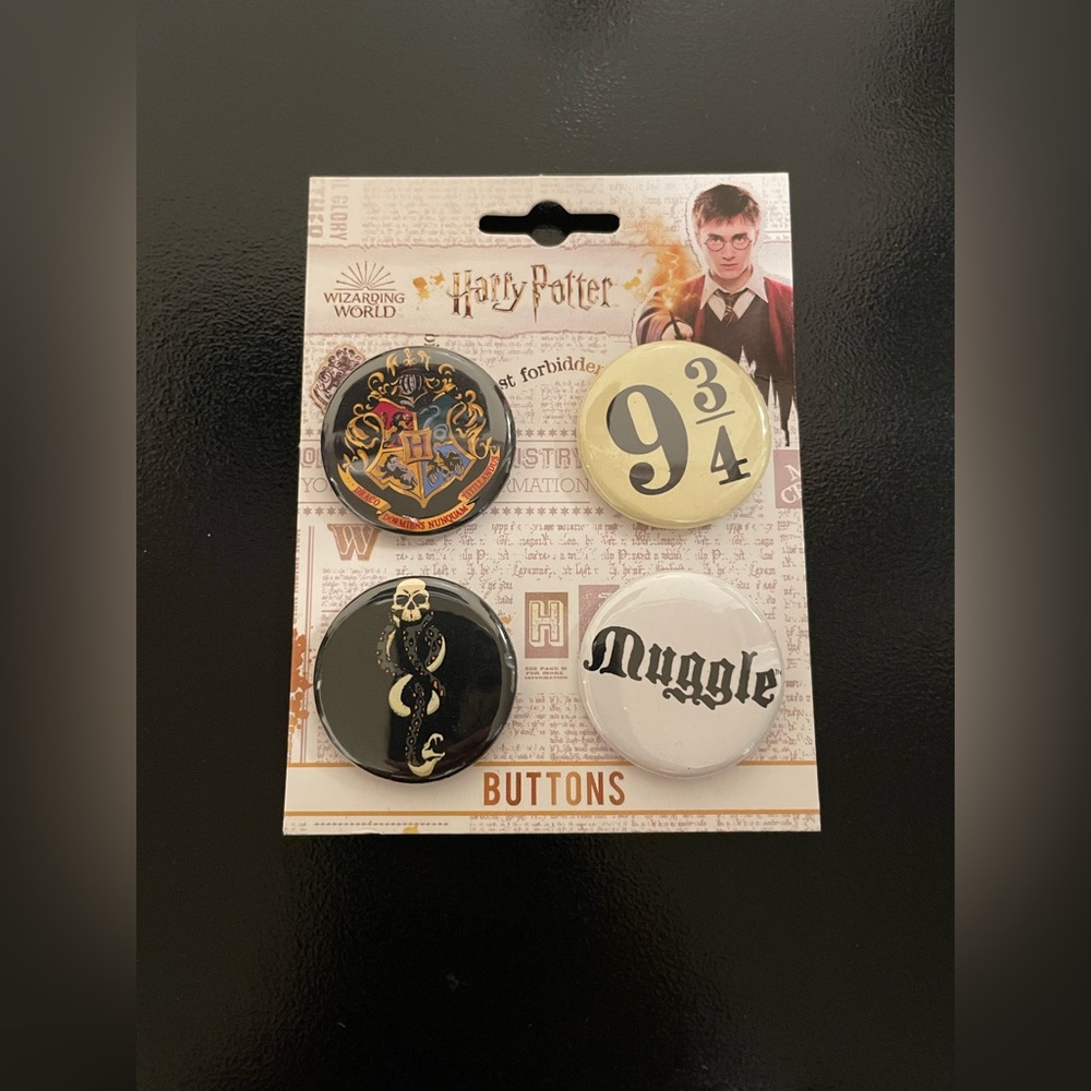 Harry Potter Wizarding World Buttons